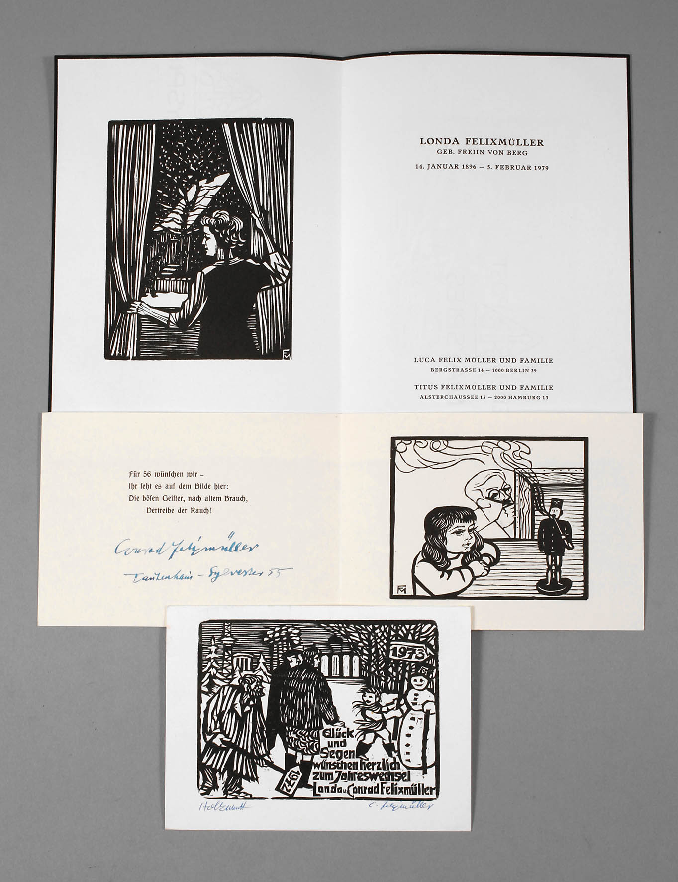 Prof. Conrad Felixm?ller, Konvolut Holzschnitte