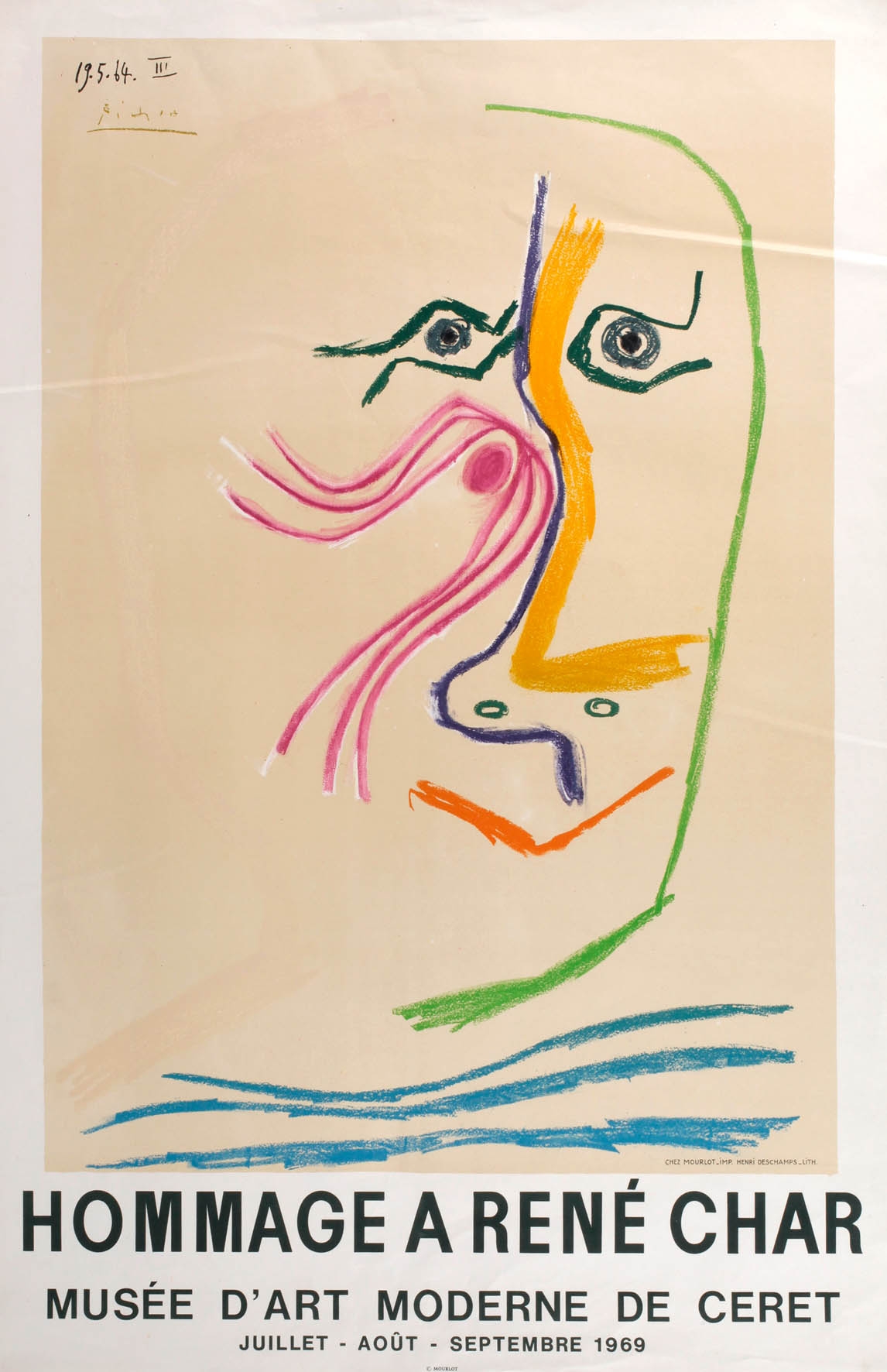 Pablo Picasso, nach ”Hommage a Ren? Char”