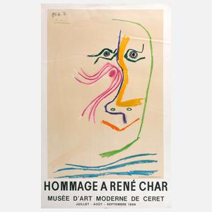 Pablo Picasso, nach ”Hommage a Ren? Char”