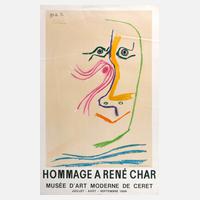 Pablo Picasso, nach ”Hommage a Ren? Char”111