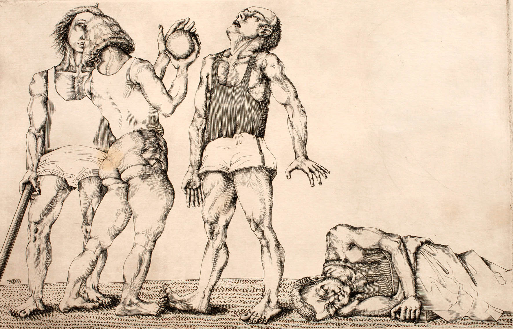 Prof. Baldwin Zettl, ”Athleten”