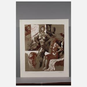 Willi Sitte, ”Hommage ? Degas”