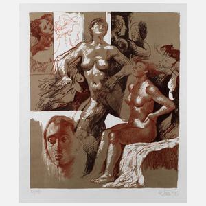 Willi Sitte, ”Hommage ? Degas”