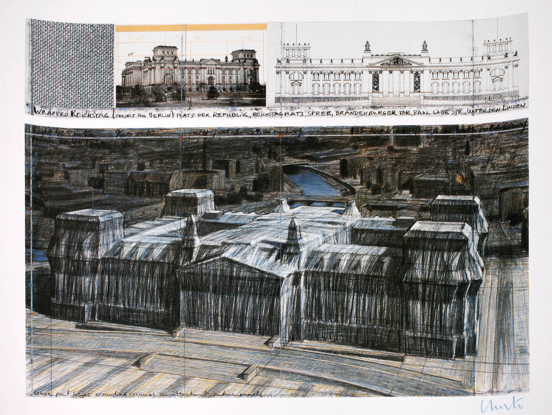 Christo & Jeanne-Claude, ”Wrapped Reichstag”