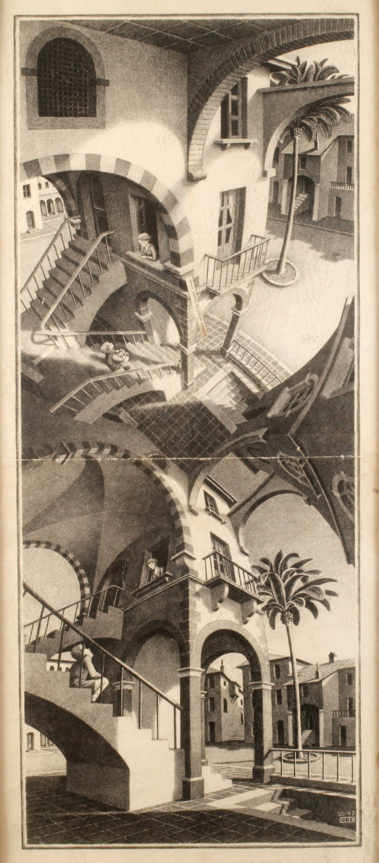 Maurits Cornelis Escher, ”Boven en onder”
