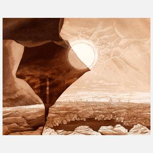 Peter Sylvester, Landschaft bei Leipzig