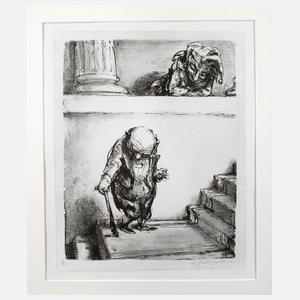 Prof. Andreas Paul Weber, Narr und Greis