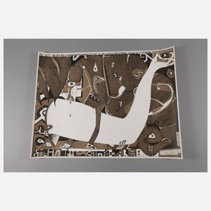 Horst Janssen, ”Laatzen's Bilderbogen Nr. 4” und Plakat