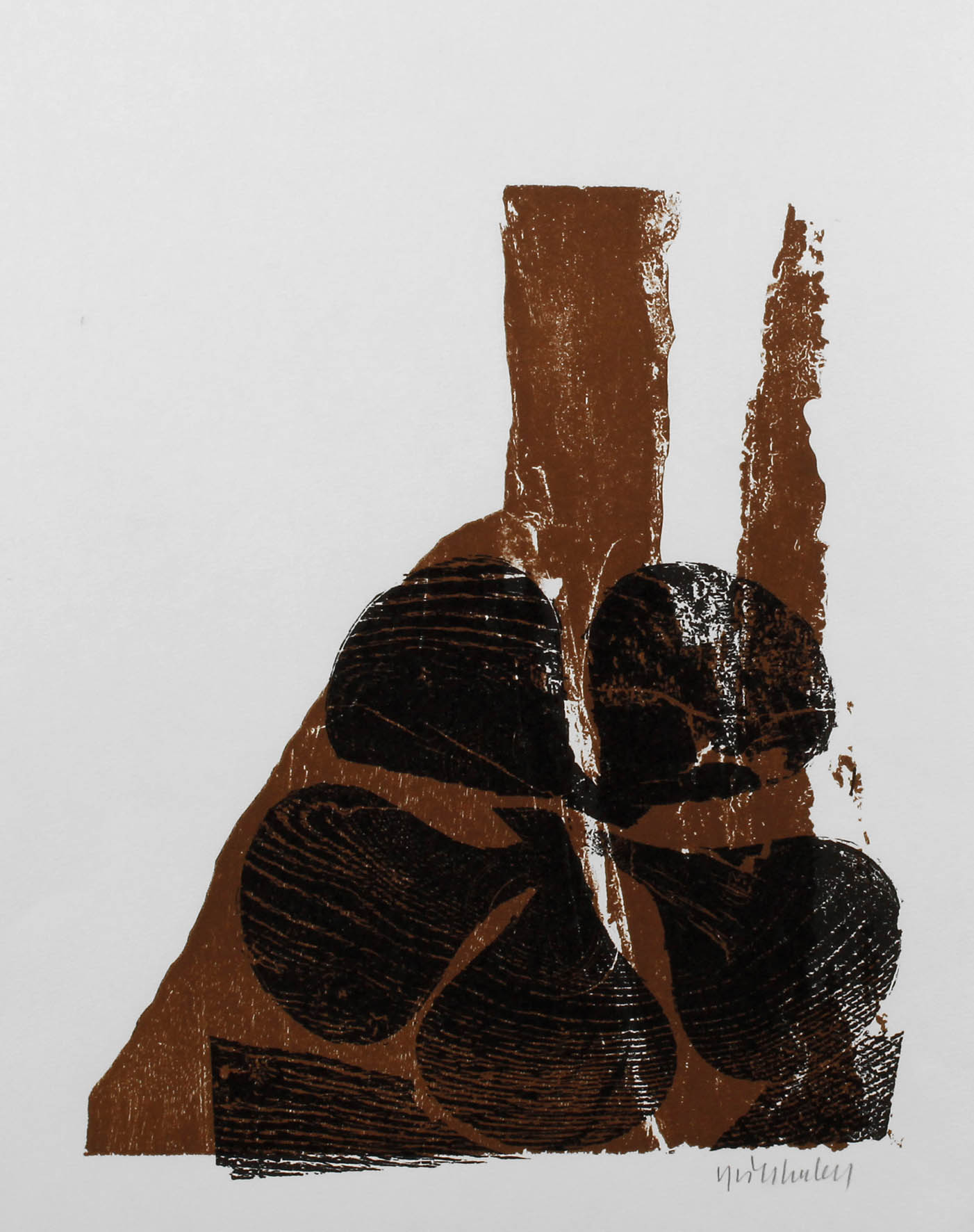 Prof. HAP Grieshaber, ”Altes Blatt”