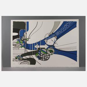 Jaroslav Sossountzov Serpan, Abstrakte Komposition