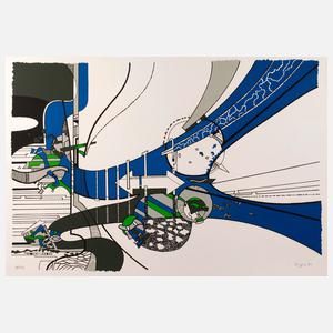 Jaroslav Sossountzov Serpan, Abstrakte Komposition