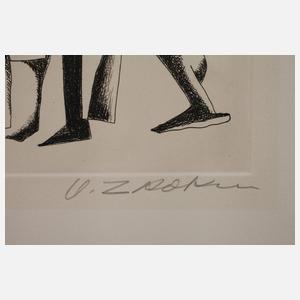 Ossip Zadkine, Figurative Komposition