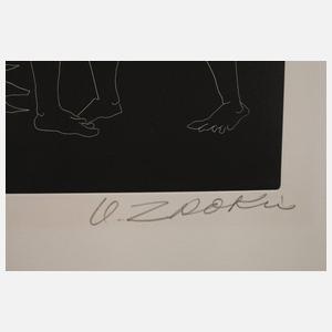 Osipp Zadkine, Zwei Figuren