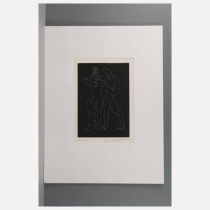 Osipp Zadkine, Zwei Figuren