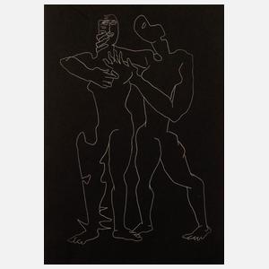 Osipp Zadkine, Zwei Figuren