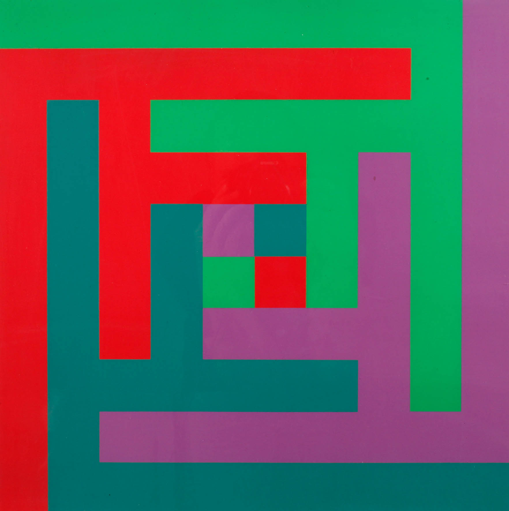 Richard Paul Lohse, ”Vier gebundene Gruppen”