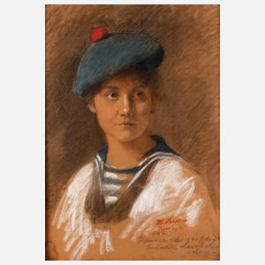 M. Bertuch, Mädchen im Matrosenkostüm