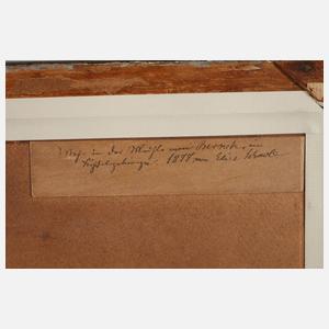 Elise Stetter-Schade, ”Wehr an der Mühle bei Berneck”