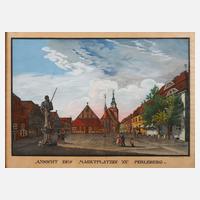 Alexander Eichner, ”Ansicht des Marktplatzes zu Perleberg”111