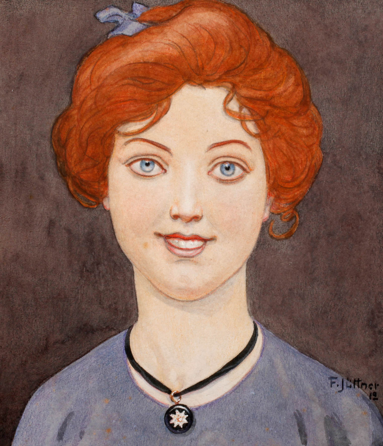 Franz Jüttner, Mädchenportrait