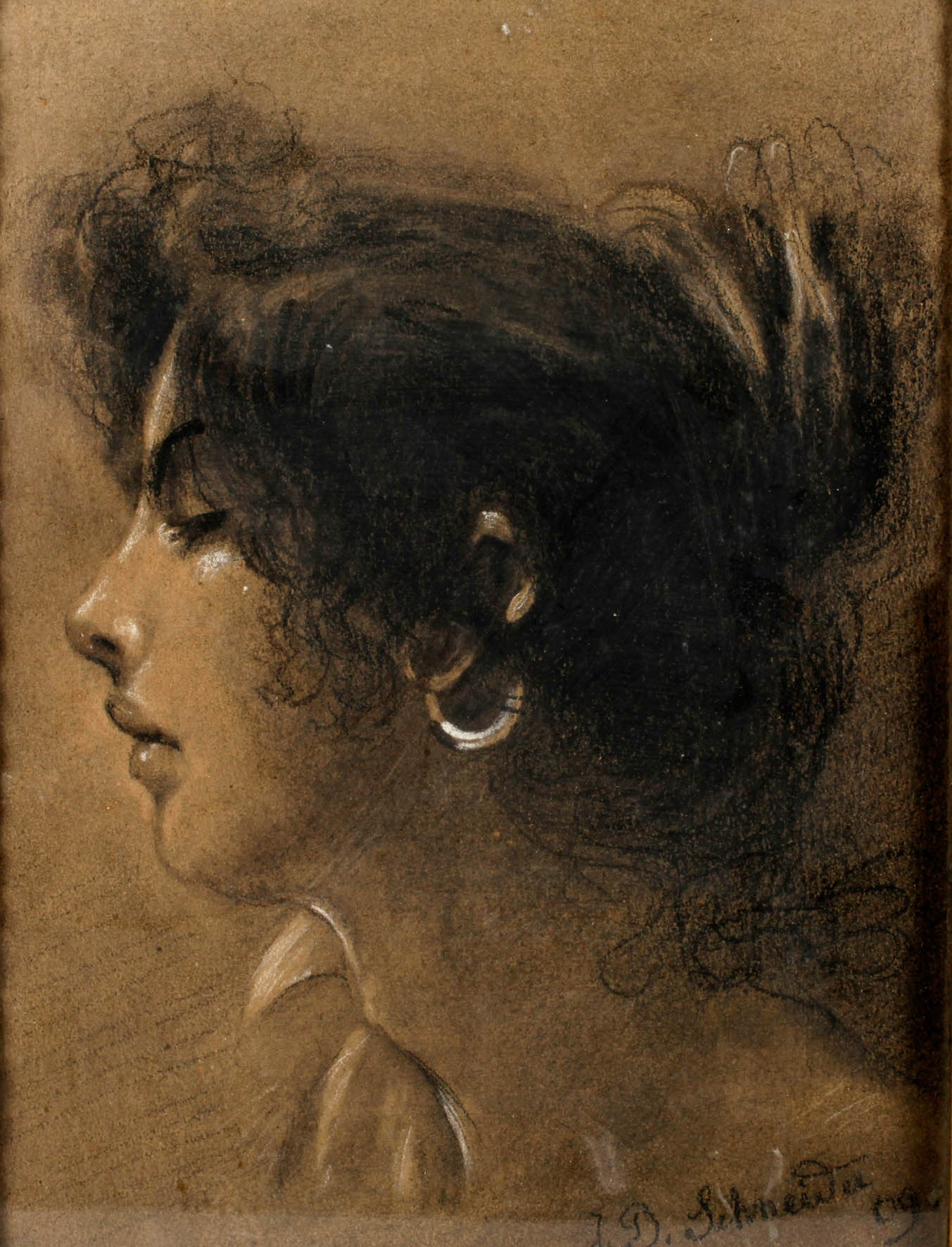 J. B. Schneider, Damenportrait