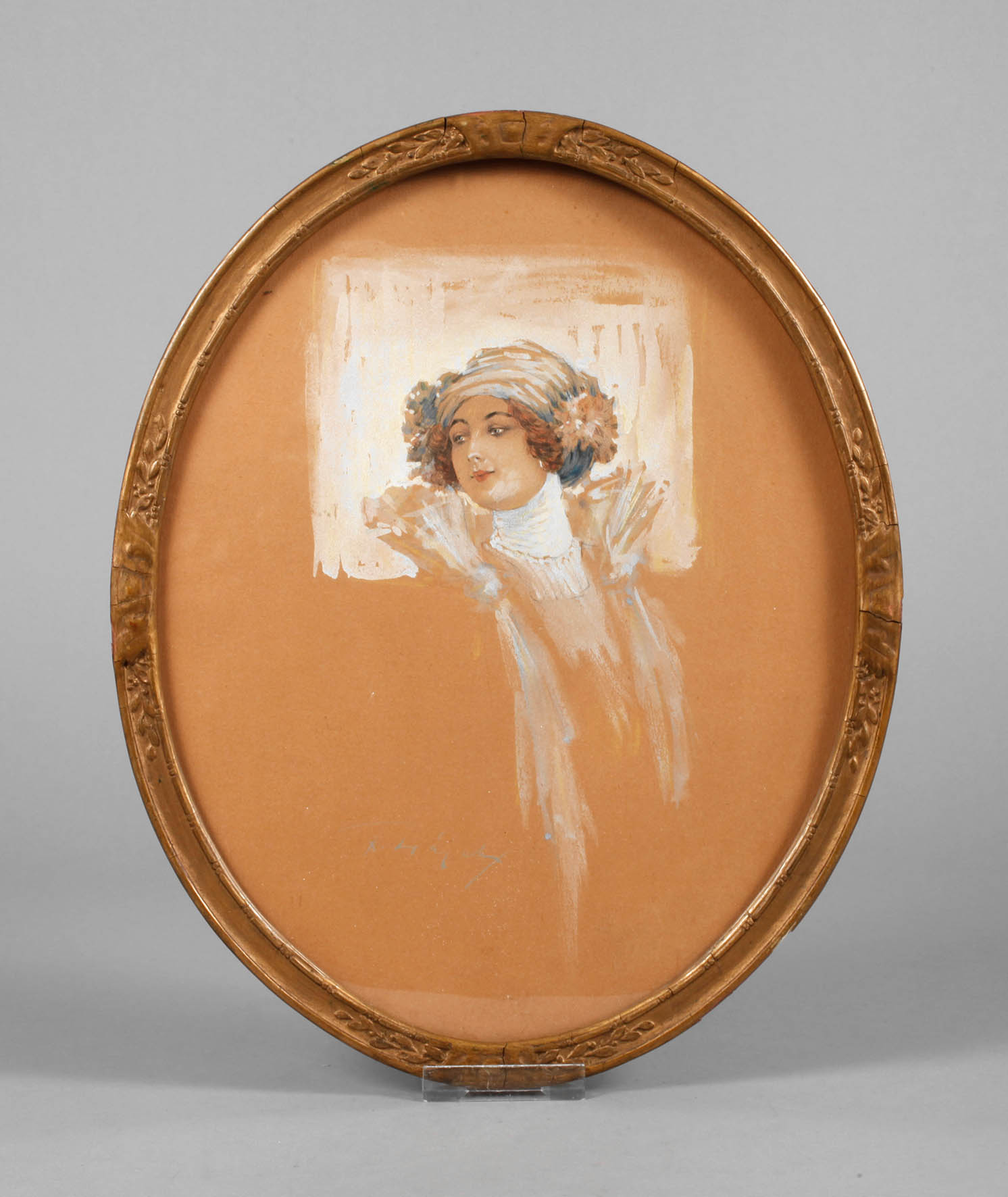 Karl Smatek attr., Jugendstilportrait