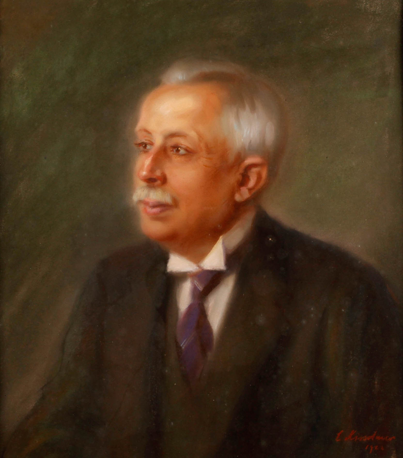Ludwig Kirschner, Portrait eines älteren Herren
