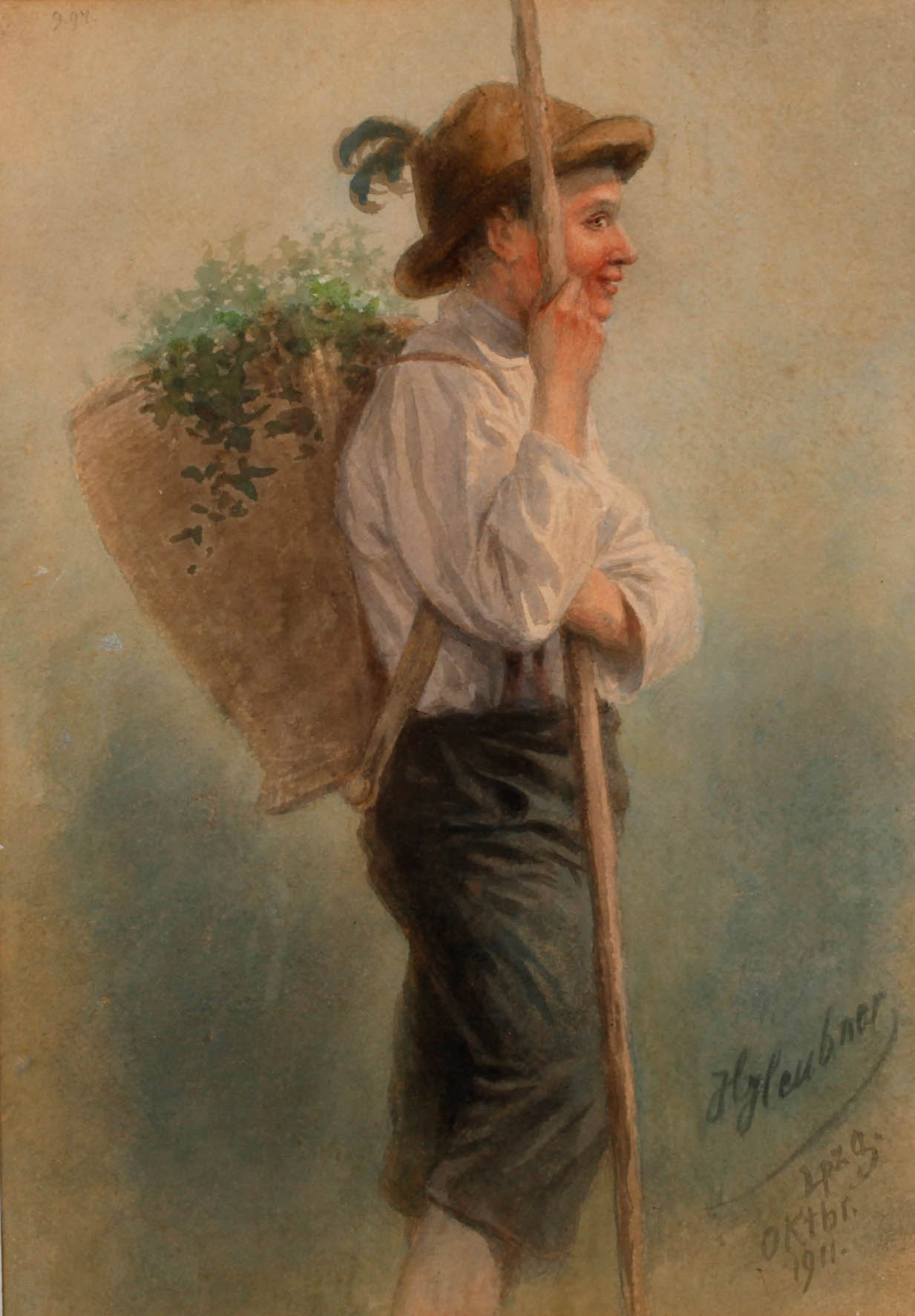 Hermann Heubner, Vom Felde kommend