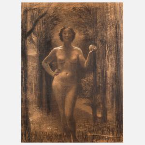 Prof. Ludwig Michalek, Stehender Damenakt