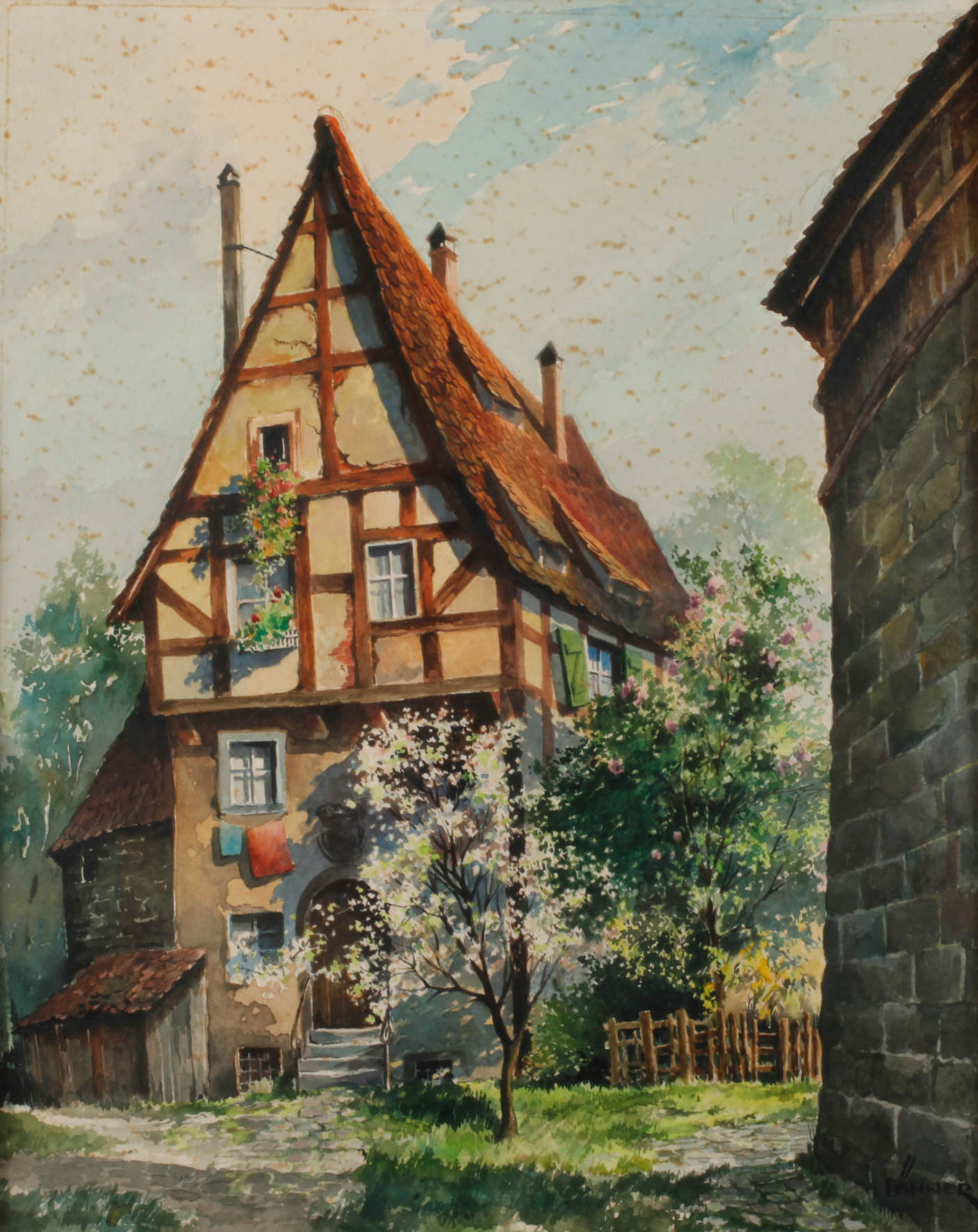 Hans Löhner, ”Das alte Wachhaus am Vestnertor in Nürnberg”