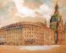 Rudolf Lipus, Ansicht Dresden mit Frauenkirche