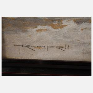 Hedwig Rumpelt, ”Dresden – Terrasse im Schnee”