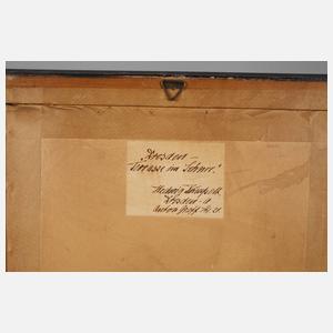 Hedwig Rumpelt, ”Dresden – Terrasse im Schnee”