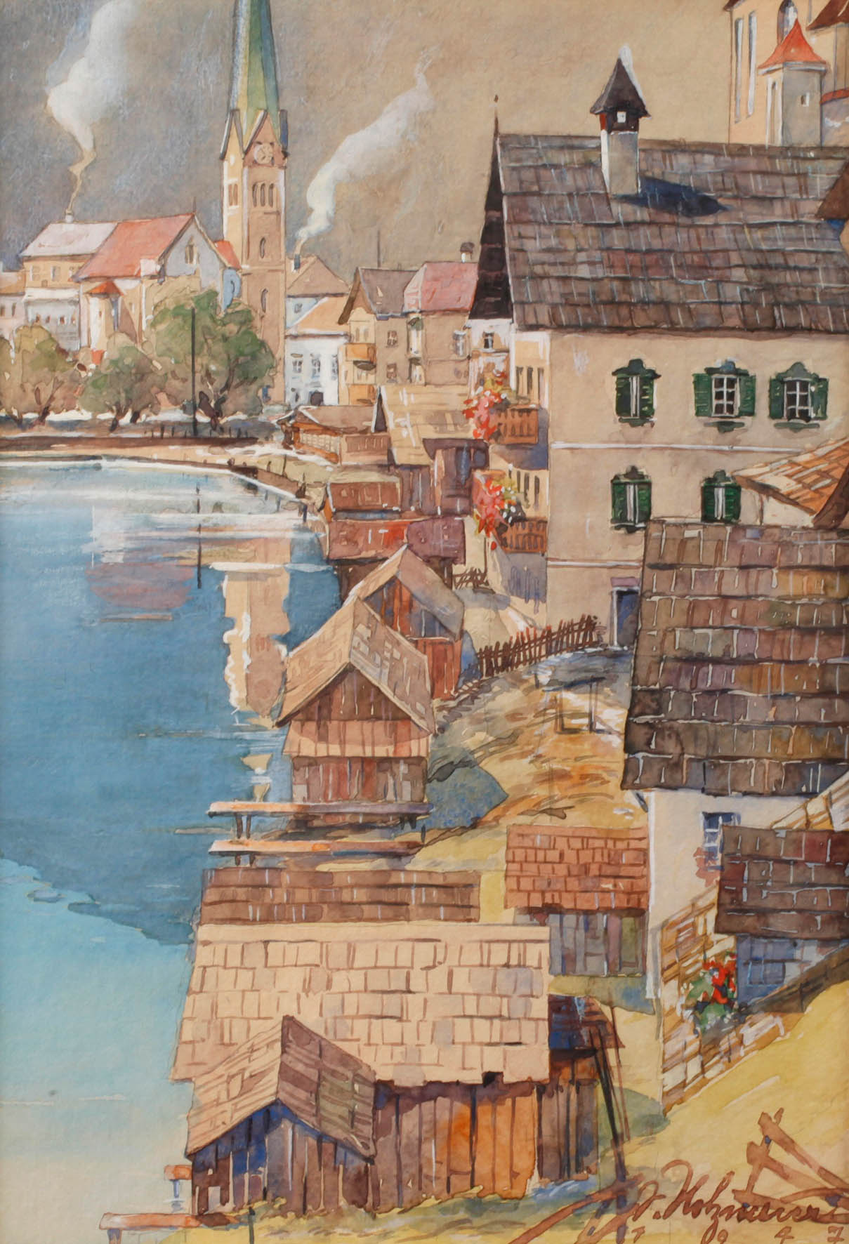 Josef Holzmeier, Hallstatt im Salzkammergut