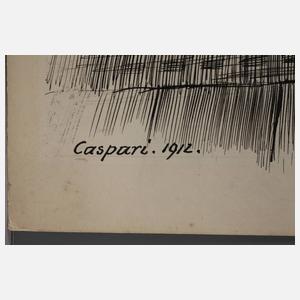 Walther Caspari, Vor dem Atelier