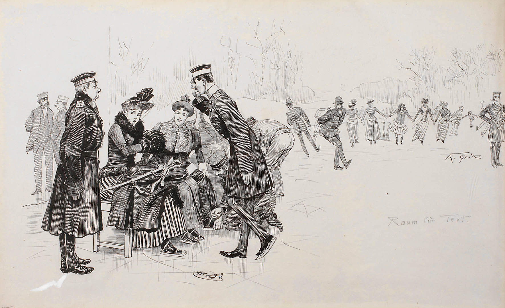 Theodor Grätz, Eisvergnügen