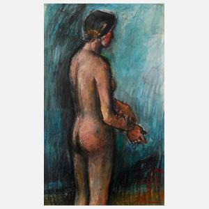 Günter Albert Schulz, Stehender Mädchenakt