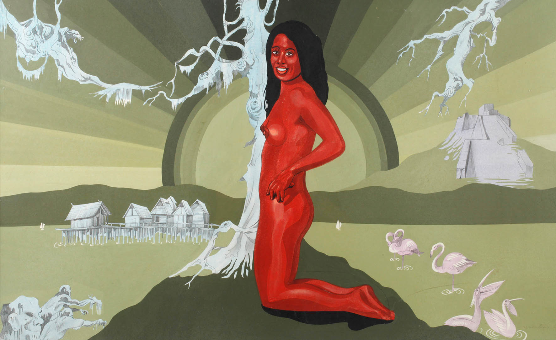 Alois Wettstein, Exotische Schönheit am See