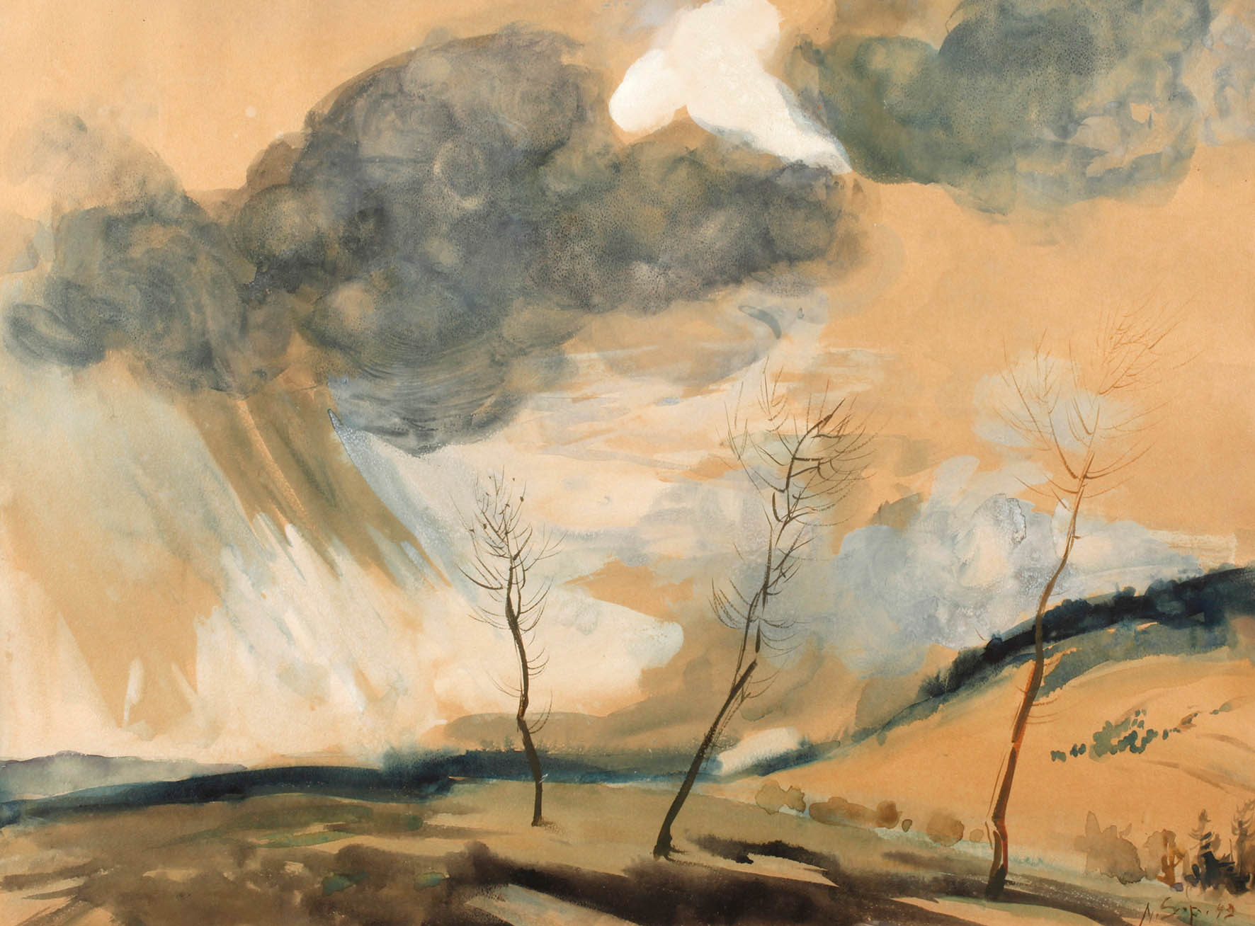 Alexander von Szpinger, Vorfrühling im Gebirge