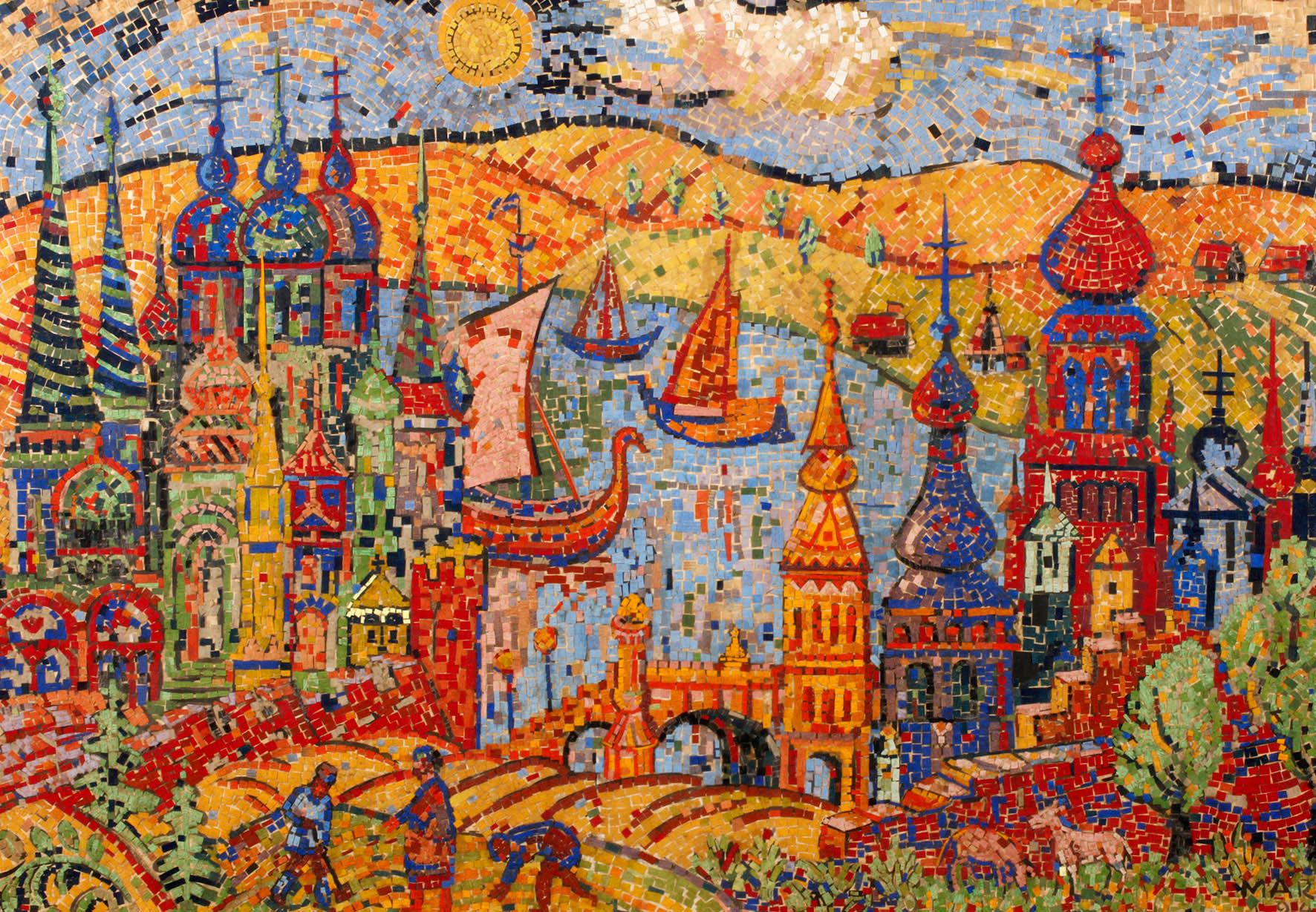 Marx, Russische Landschaft