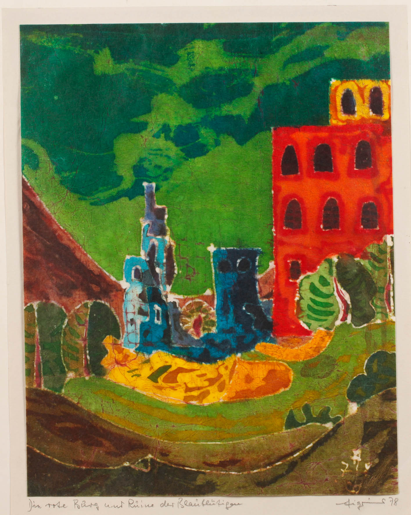 Christian Aigrinner, ”Die rote Burg und Ruine der Blaublütigen”
