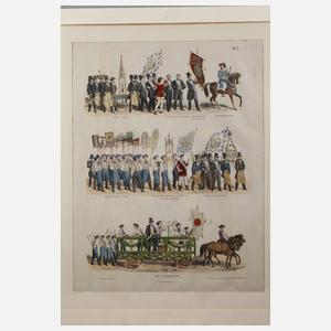 Georg Könitzer, ”Gewerbefestzug in Hof 1860”