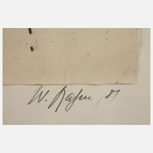 Walter Rahm, ”Alte Häuser am Graben”