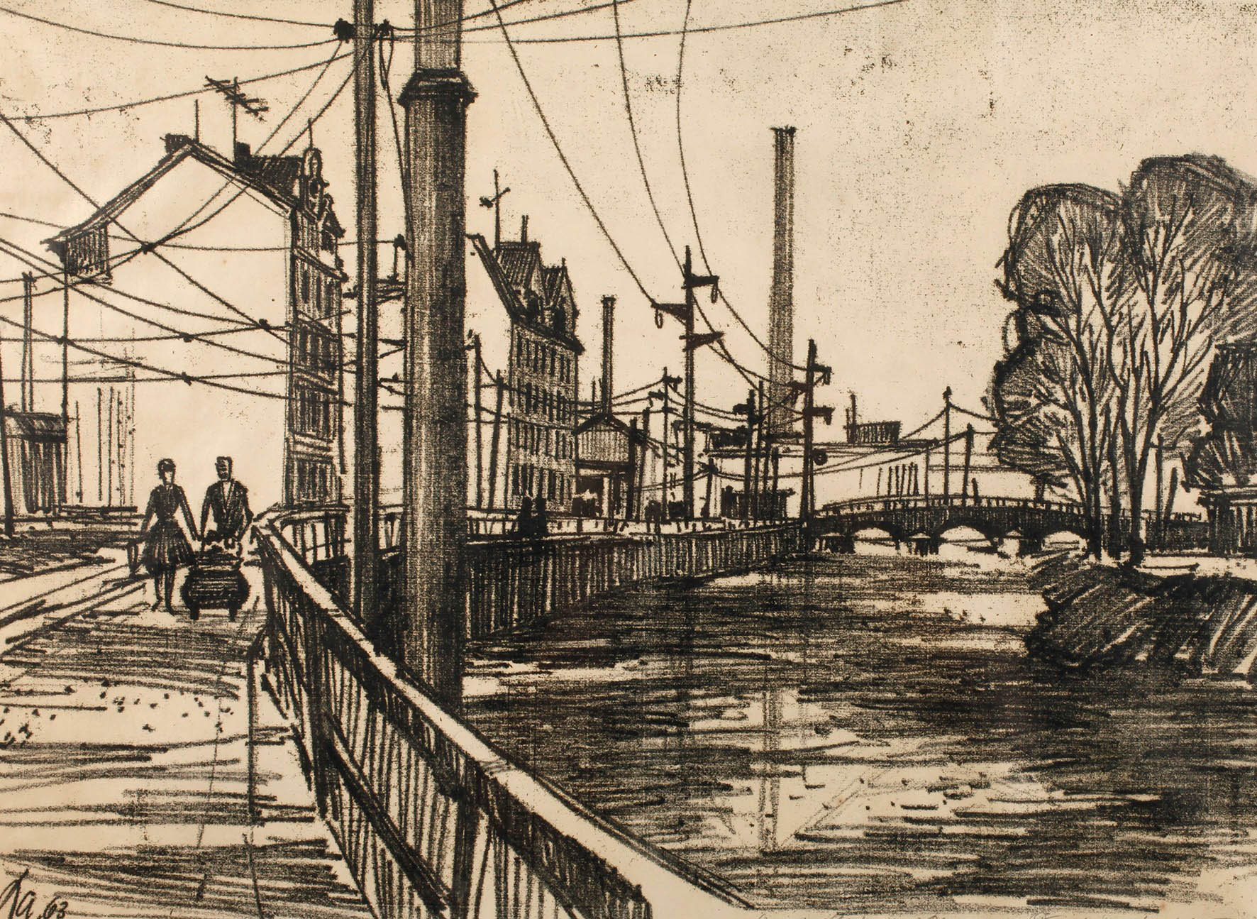 Walter Rahm, ”An der Elster in Plauen”