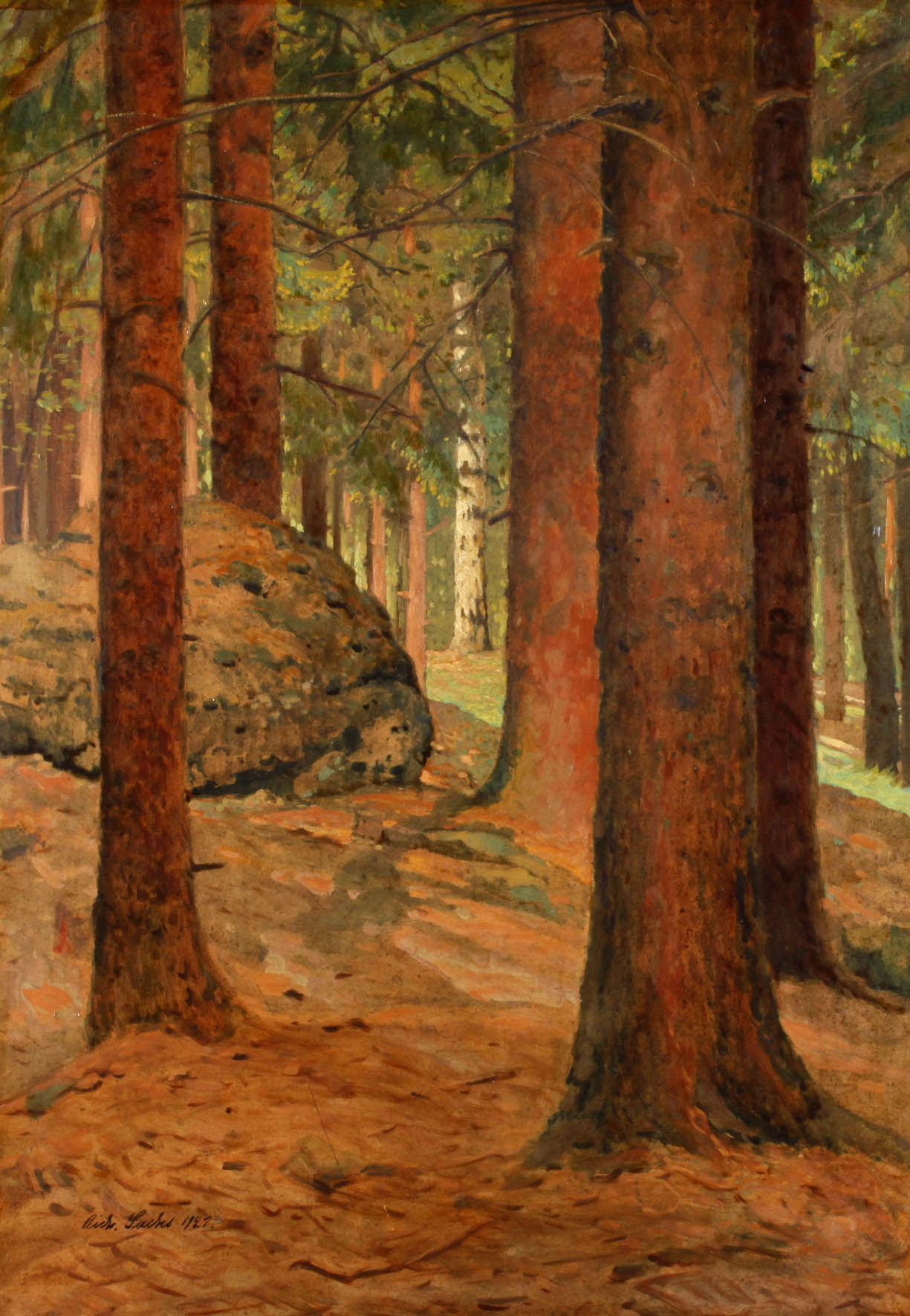 Richard Sachs, ”Im Tannenwald”