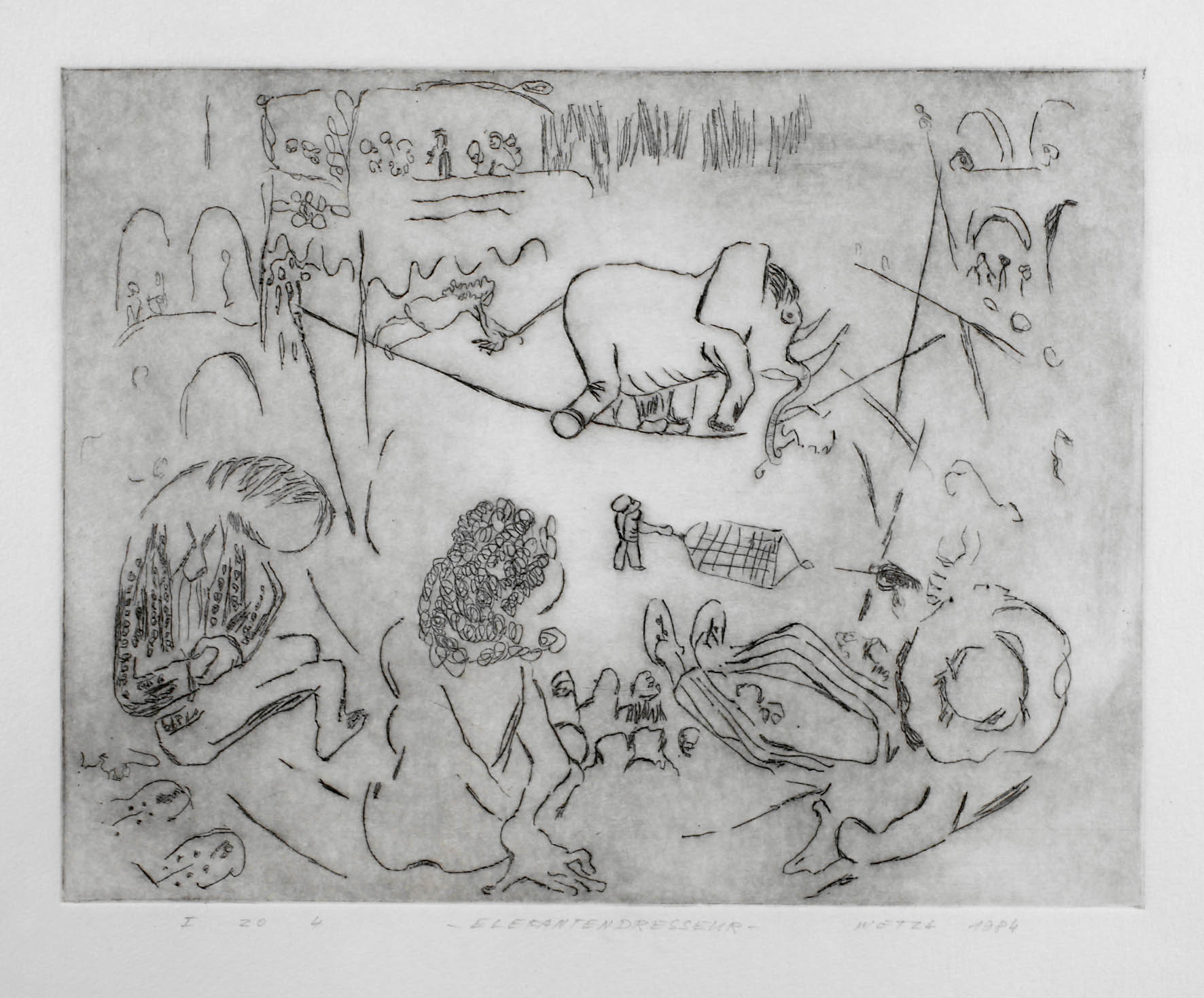 Josef Wetzl, ”Elefantendressur”