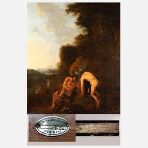 Jan Both, Jan Weenix & Nikolaus Knüpfer, attr., Argus und Merkur