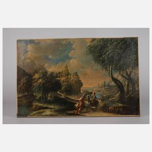 L. Daysigner, ”Jakobs Kampf mit dem Engel”, Barock