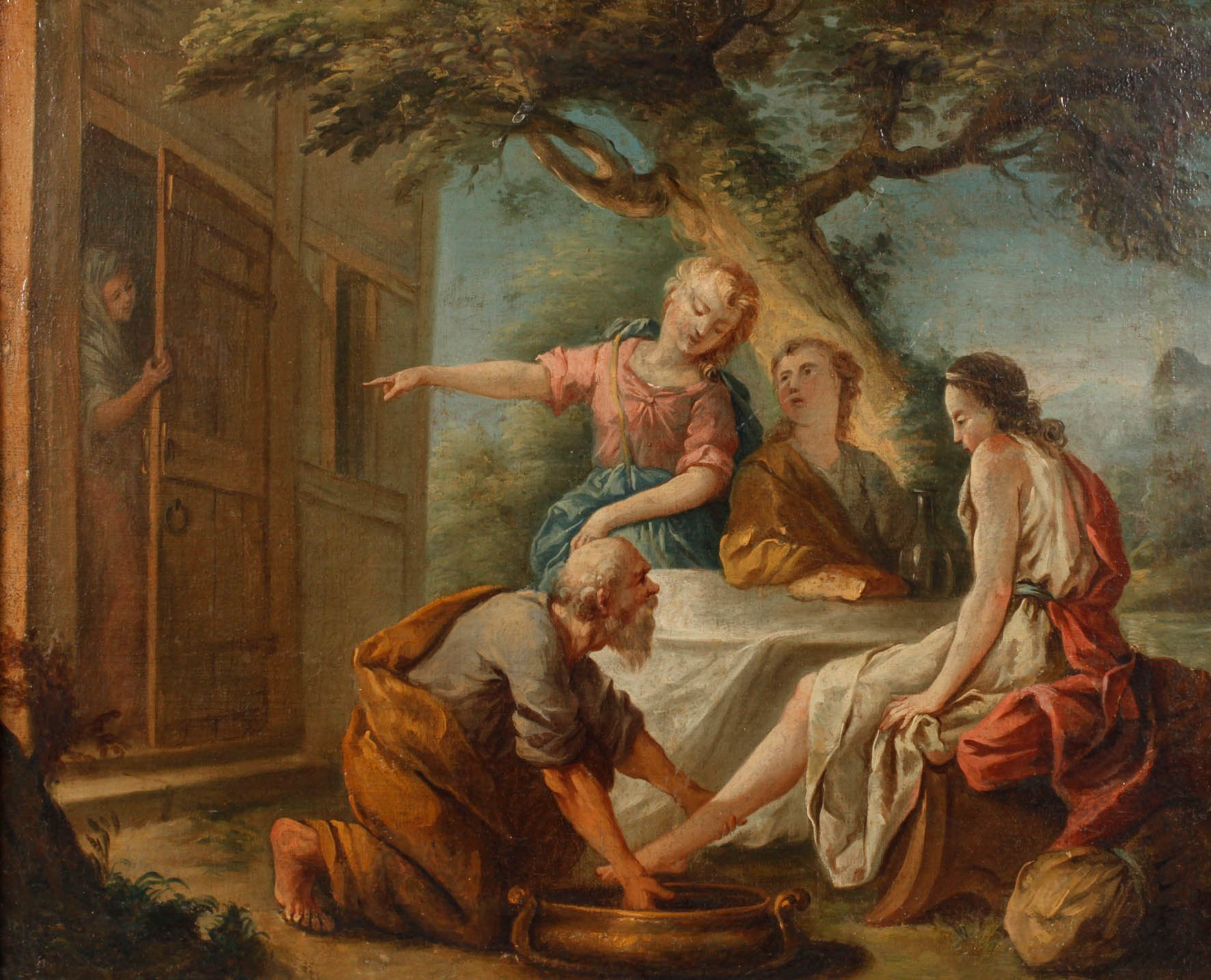 Fußwaschung des Lot