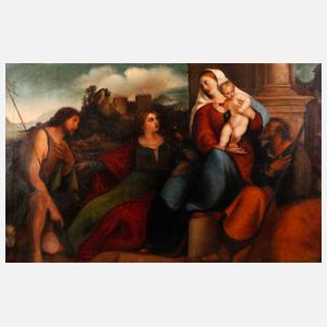 Heilige Familie mit Johannes und Elisabeth